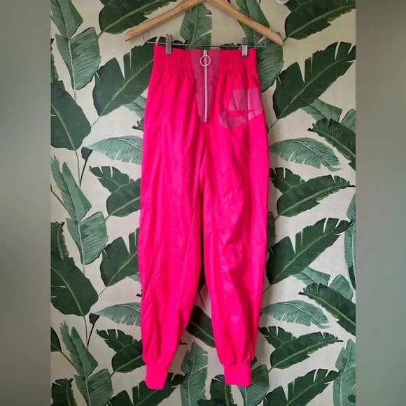 Nike Sportswear Womens Pink Woven Logo Pants XS - Picture 3 of 8